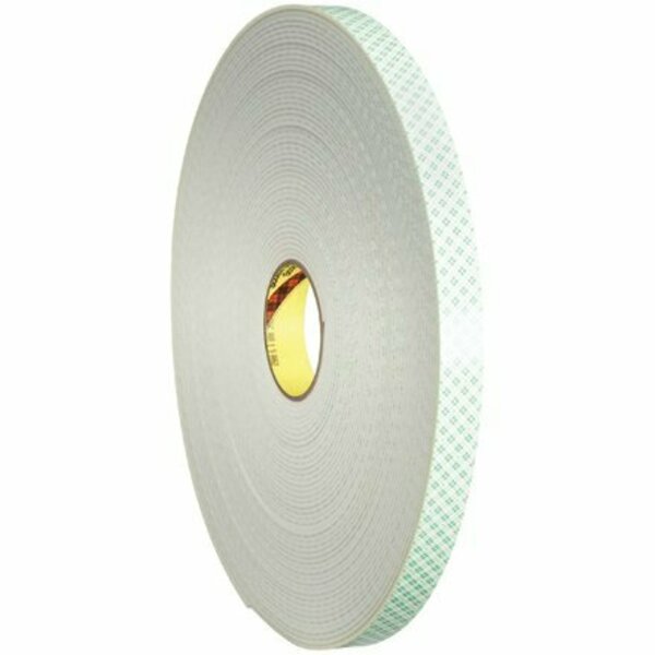 Bsc Preferred 3/4'' x 36 yds. 3M 4008 Double Sided Foam Tape, 12PK S-10065